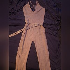 Heba Collection Beige Ribbed Knitwear